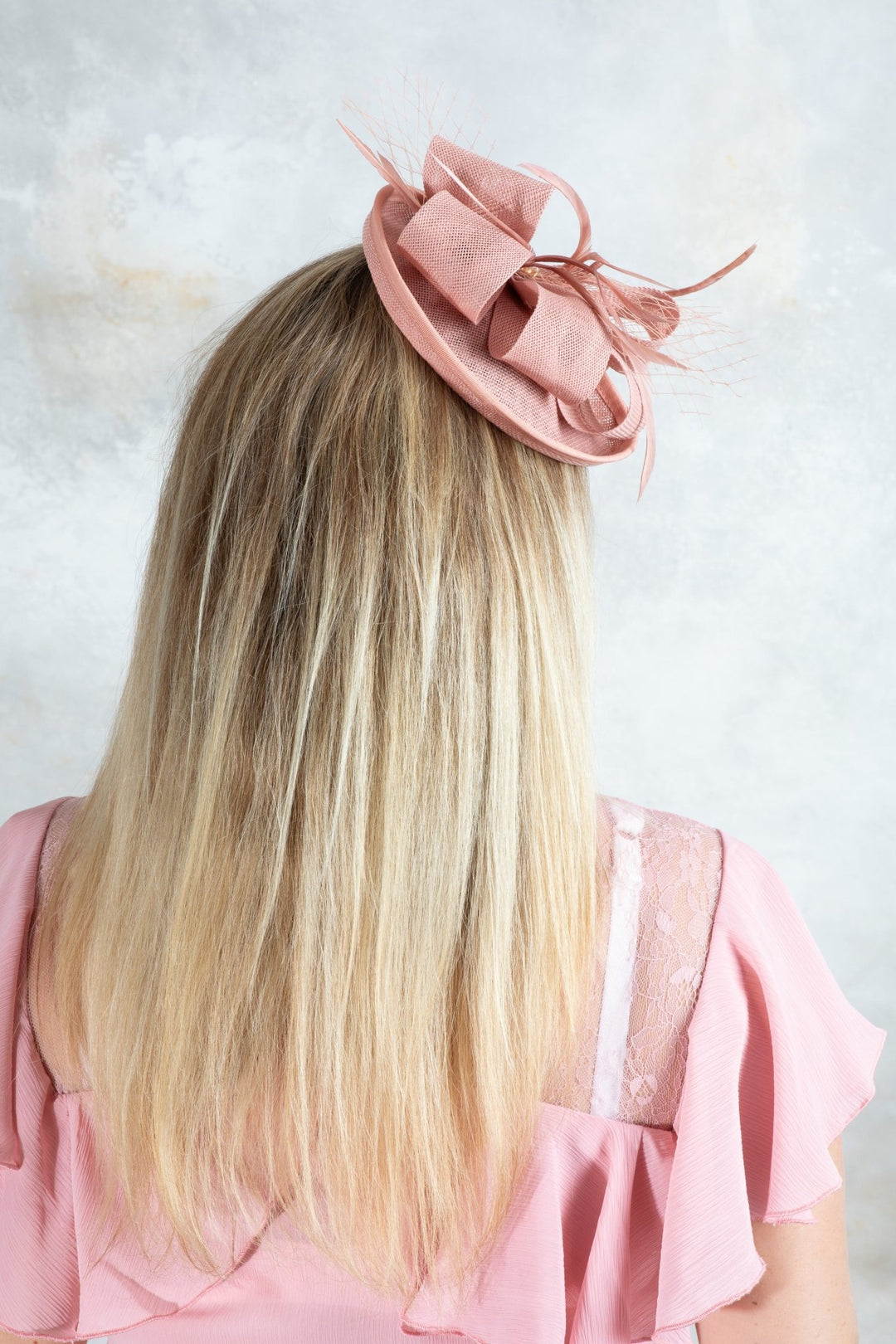 Blush Pink fascinator - OlhaHeadband