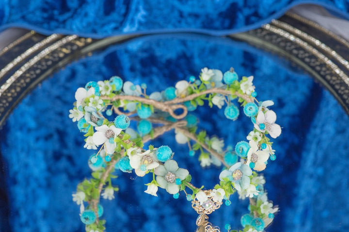 Elven Flower Headpiece Crown - Perfect for Weddings Parties - OlhaHeadband