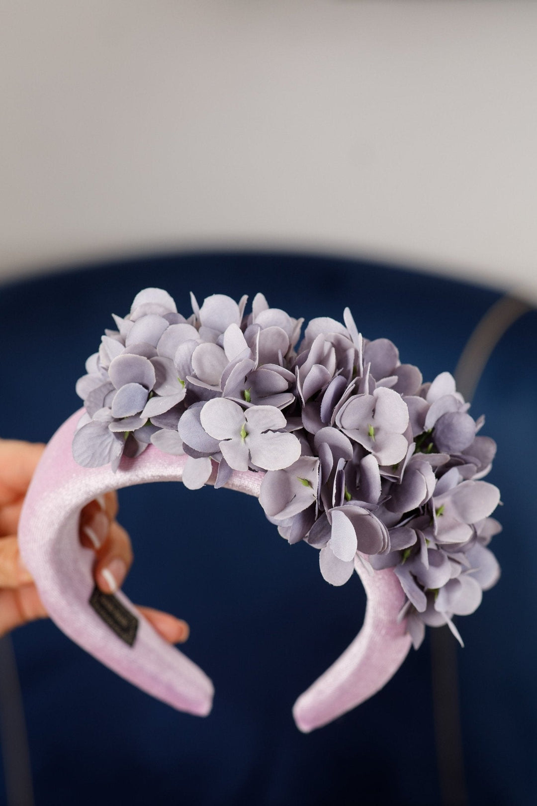 Flower Fascinator Headband - Lilac color - OlhaHeadband