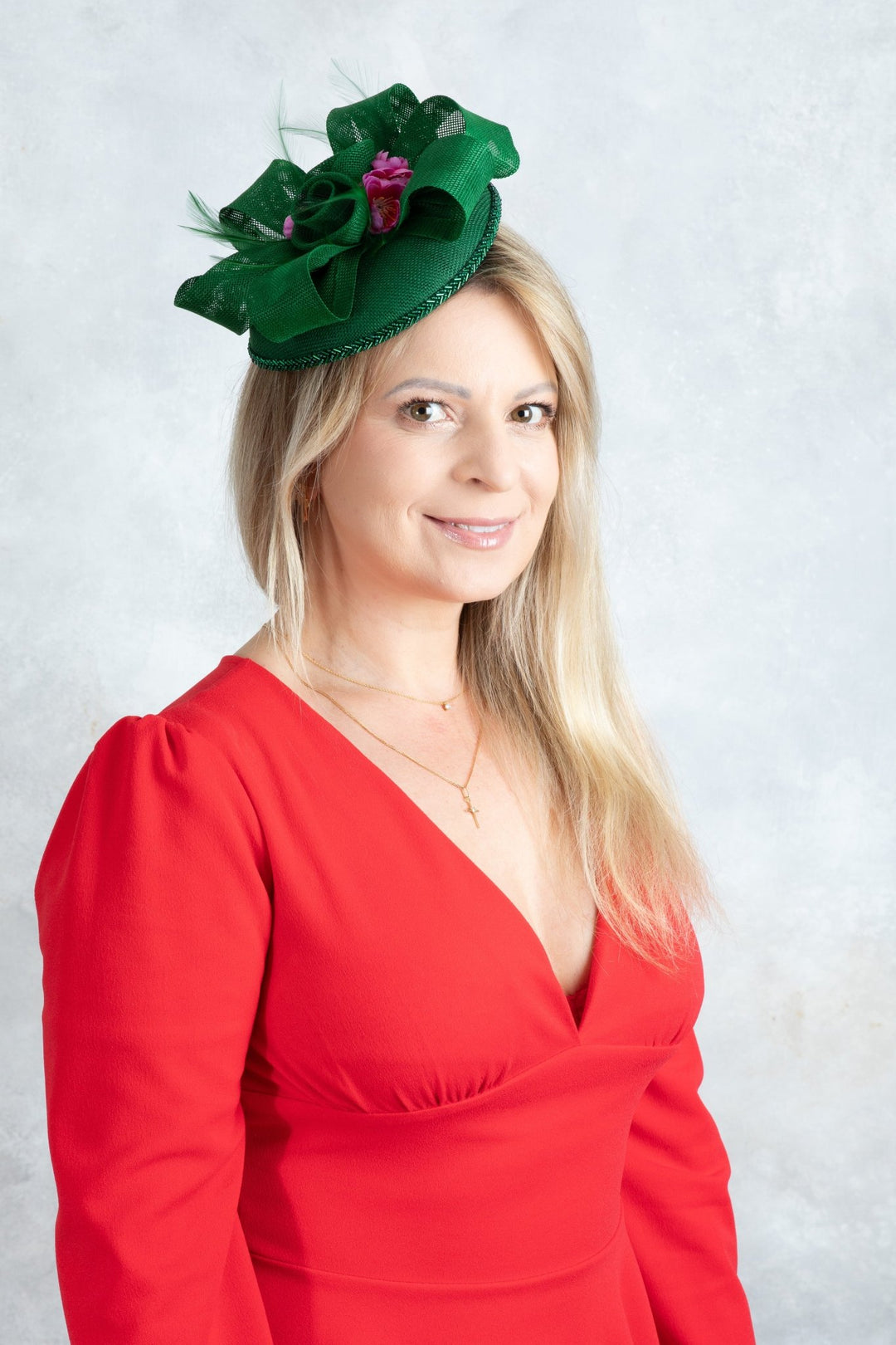 Green Fascinator - OlhaHeadband