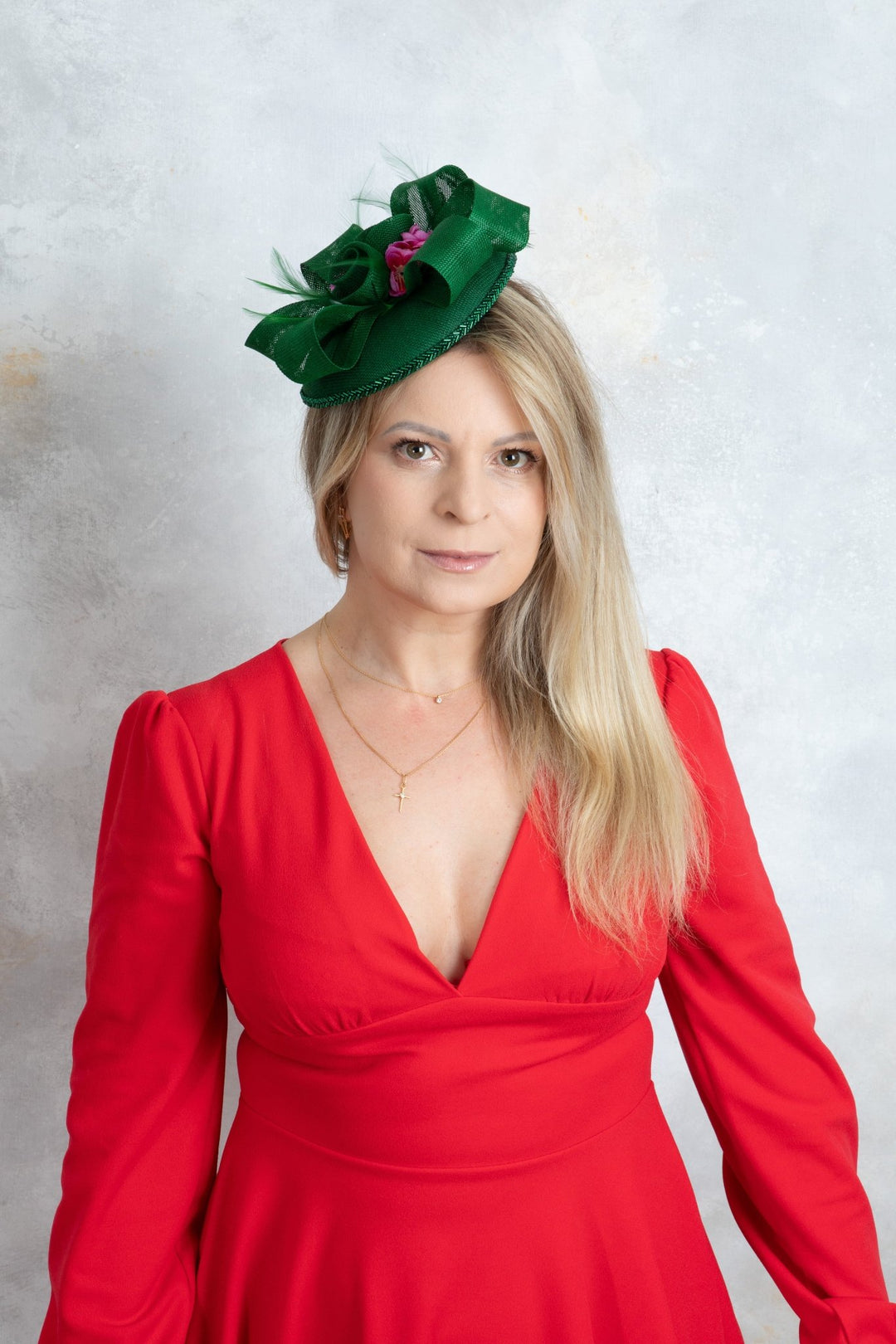 Green Fascinator - OlhaHeadband