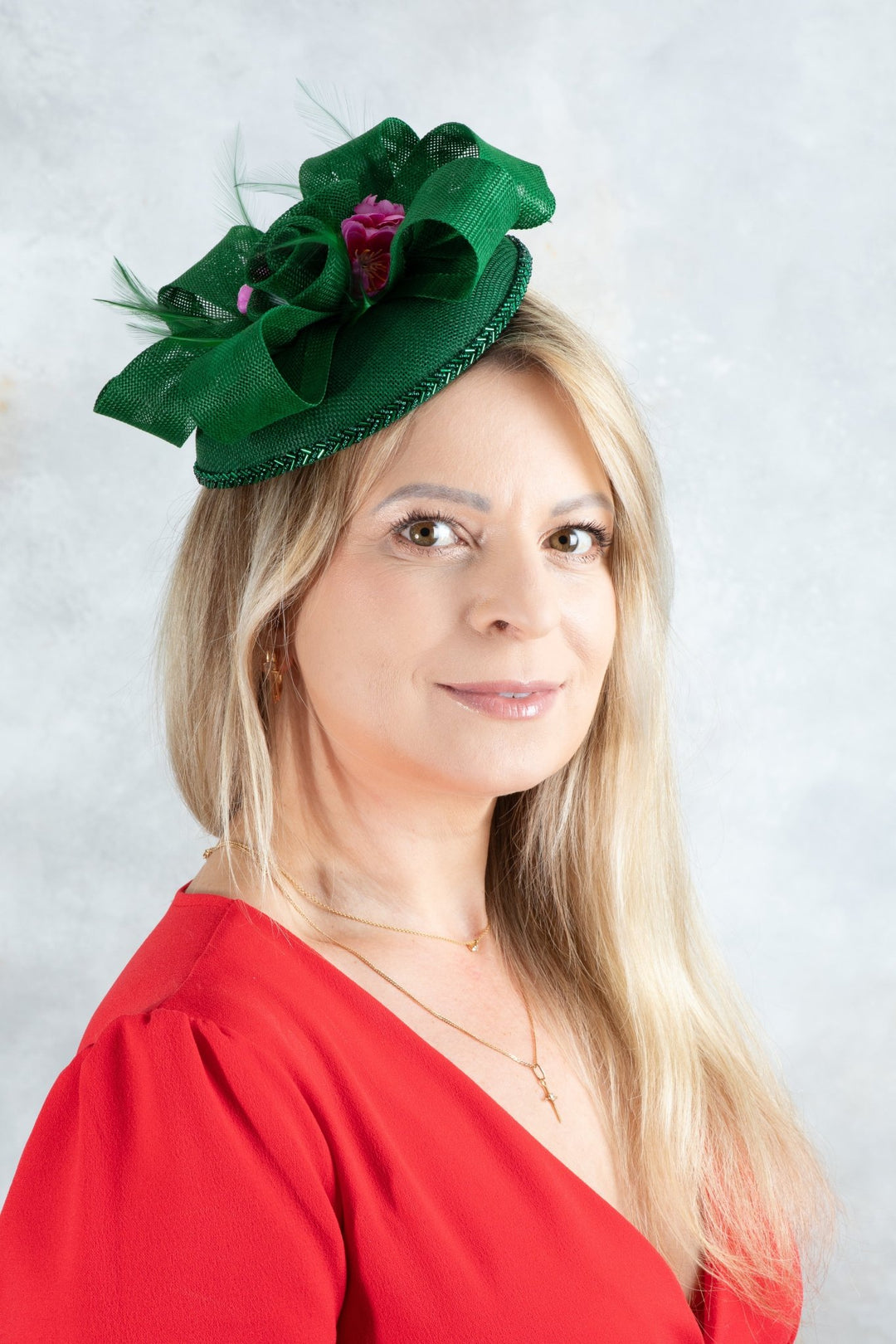 Green Fascinator - OlhaHeadband