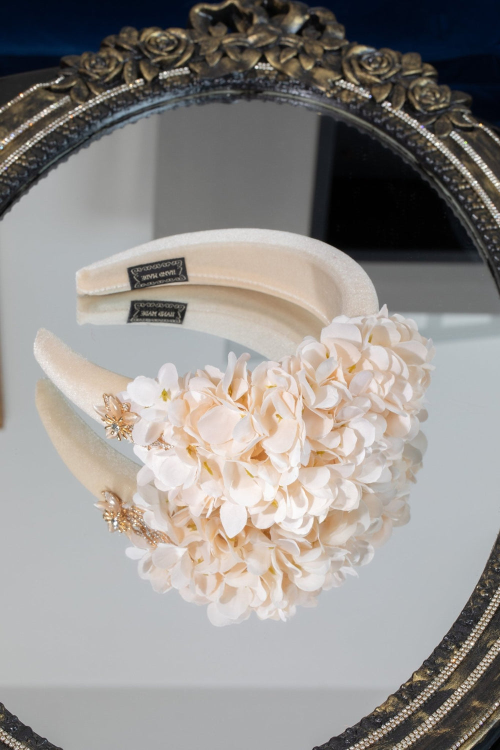 Ivory Flower Fascinator - OlhaHeadband