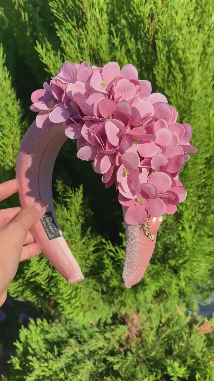 FLOWER BLUSH PINK FASCINATOR