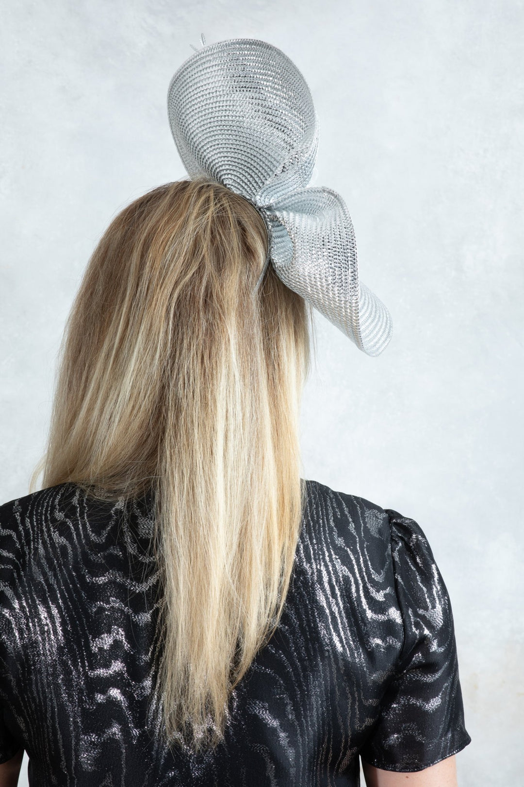 Silver Fascinator - OlhaHeadband
